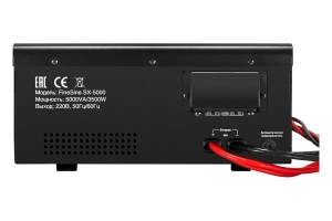 Комплект ИБП ExeGate EX296004RUS+батарея 26Aч EX282970RUS4 штинвертор, синус, для котла, настенный FineSineSX-5000.LCD.AVR.2SH.T5000VA3500W, чистая синусоида, цветной LCD-диспле 296654