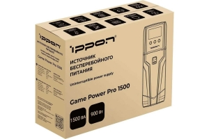Источник бесперебойного питания IPPON Game Power Pro 1500 900Вт 1500ВА черный