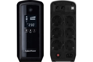 ИБП CYBERPOWER Line-Interactive 1500VA/900W USB/RS-232/RJ11/45 6 EURO CP1500EPFCLCD