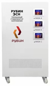 Стабилизатор напряжения трехфазный РУБИН ЭСН - 30 000/3 (30000ВА)