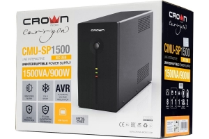 Источник бесперебойного питания CROWN CMU-SP1500IEC USB CM000003131