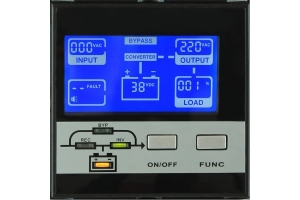 Источник бесперебойного питания HIDEN EXPERT 2 kVA/1,8 kW, 6хАКБ внешние, 72В, ЗУ 10А UDC9202H-RT