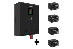 Комплект ИБП ExeGate EX296004RUS+батарея 26Aч EX282970RUS4 штинвертор, синус, для котла, настенный FineSineSX-5000.LCD.AVR.2SH.T5000VA3500W, чистая синусоида, цветной LCD-диспле 296654