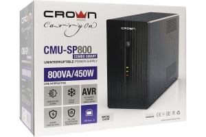 Источник бесперебойного питания CROWN CMU-SP800COMBO SMART CM000001495