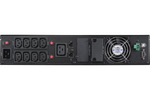 Источник бесперебойного питания CYBERPOWER Online 3000VA/2700W USB/RS-232/EPO/SNMPslot/RJ11/45/ВБМ 8 IEC С13, 1 IEC OLS3000ERT2U