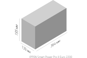 Источник бесперебойного питания Smart Power Pro II Euro IPPON 2200 1200Вт 2200ВА