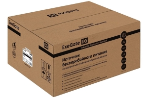 Комплект ИБП ExeGate EX296004RUS+батарея 26Aч EX282970RUS4 штинвертор, синус, для котла, настенный FineSineSX-5000.LCD.AVR.2SH.T5000VA3500W, чистая синусоида, цветной LCD-диспле 296654