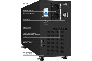 ИБП ExeGate инвертор, синус, для котла SineTower SN-5000.LCD.AVR.2SH.1C13.T.RJ.USB 5000VA 4000W, чистая синусоида, LCD дисплей, AVR, 2*Schuko+1*C13+1*ternimal, R 295985