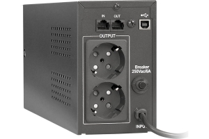 Источник бесперебойного питания ExeGate Power Smart ULB-850.LCD.AVR.EURO.RJ.USB <850VA/480W, LCD, AVR, 2евро, RJ45/11, USB> 285478